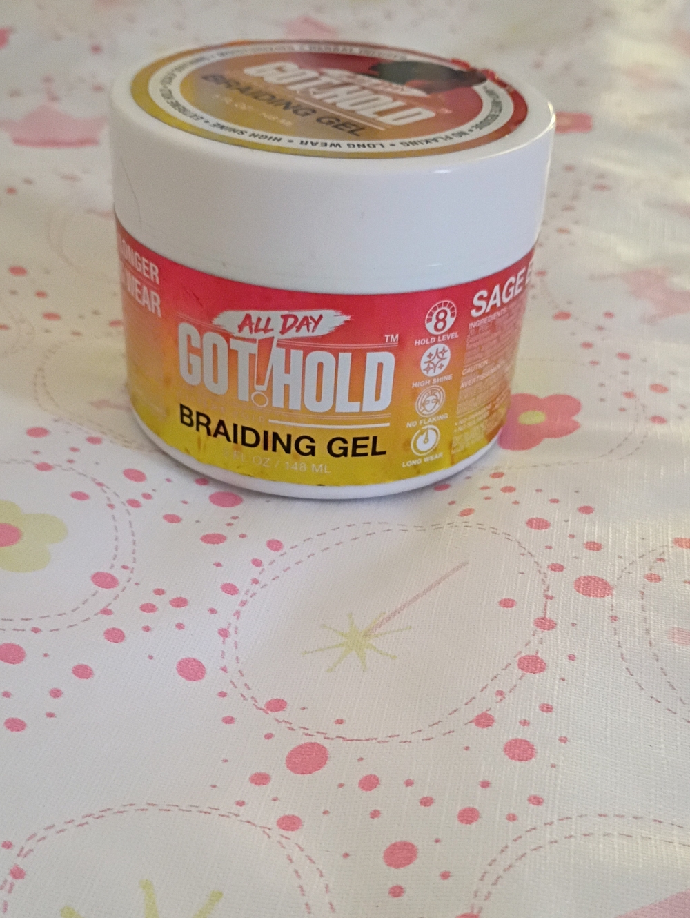 All Day Got!Hold Braiding Gel - Yellow/White Is